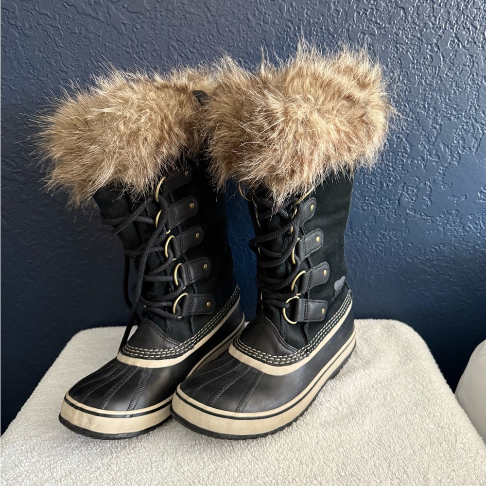 Sorel Joan of Arctic Black/Quarry Snow Boot